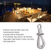Aramox 4in/10.2cm Quick Release Pelican Hook Stainless Steel Polished Pelican