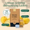 Cleanomic Dishwasher Pods (32 Eco Tabs) Soap Detergent, No Harsh