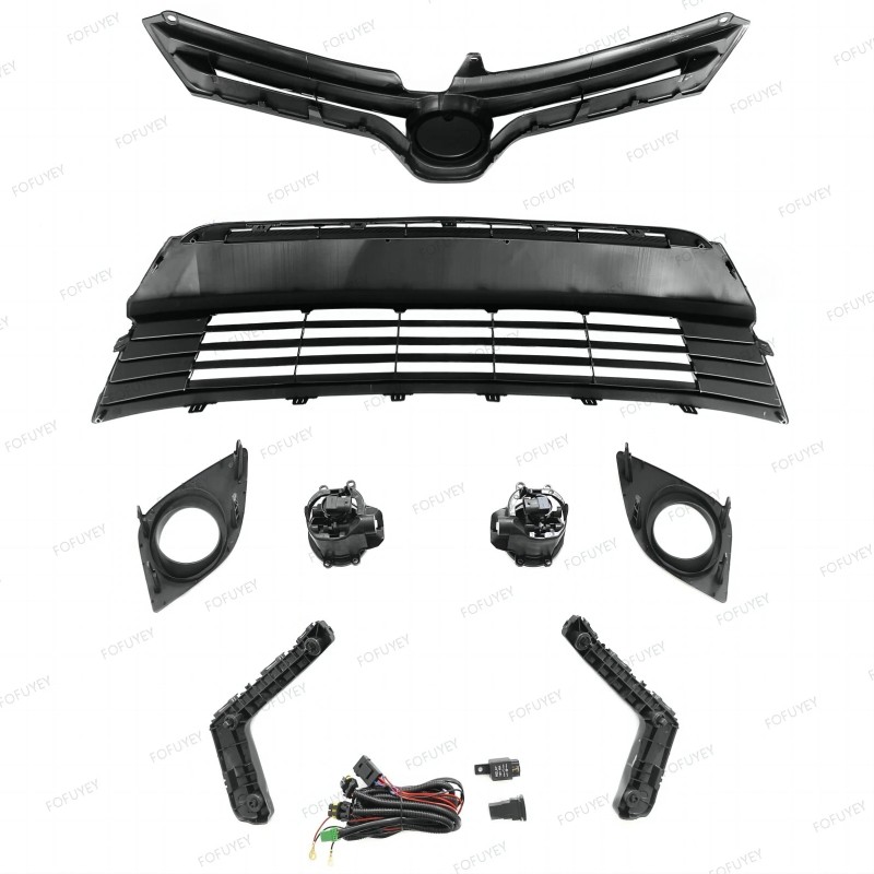 FOFUYEY For Corolla L LE 2014-16 Bumper Fog light Kit+