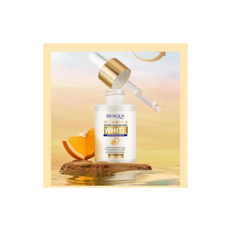 Kit De Serum Suero Facial Y Crema Hidratante Vitamina C