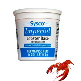 Sysco Lobster Base No Added MSG | Soup Stew Chowder Seafood Dinner | Gluten Free | 16 oz.