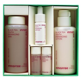 Innisfree Black Tea Youth Enhancing Skin Care Set / 이니스프리 블랙티 유스 인핸싱 스킨 케어 세트