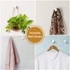 bsdonte 12 Pack Wood Wall Hooks, Modern Decorative Coat Hooks