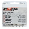 myBESTbike Bicycle Chain with Quick Connections, Powerful Bicycle Chain, 116