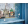 Pineapple Alien Head 5 Inch Waterproof Decal Sticker Wall Window