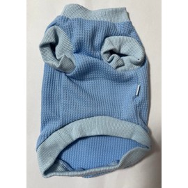 2 Pack Dog Shirt Vest Dog Clothes for Small Dogs Summer Waffle Puppy T-Shirts Soft Sleeveless Pet Clothes Lightweight Medium Large Doggy Outfit Cat Clothing (Blue+Grey, X-Small)