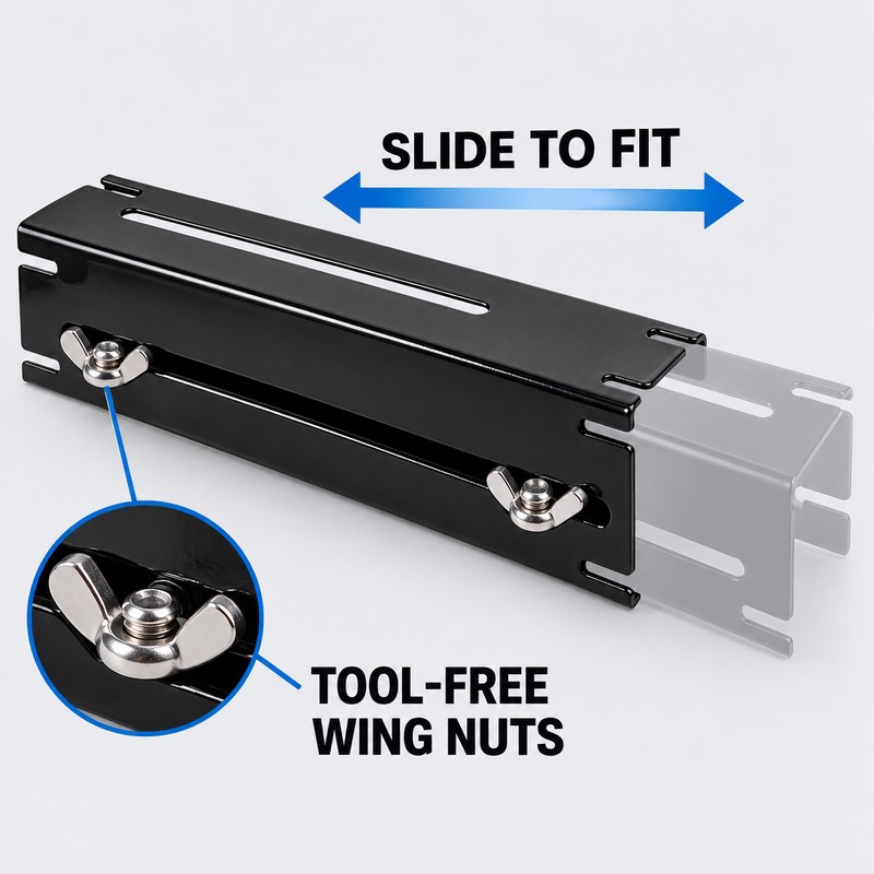 Adjustable Enamel Grill Heat Plate Shields, Universal BBQ Gas Grill