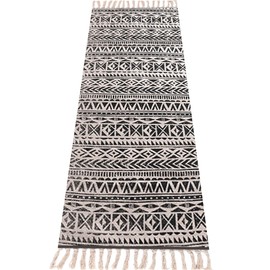 nuveti Cotton Yoga Mat - Cotton Yoga Rug - Absorbent, Grippy Tight Weave, Ashtanga and Hot Yoga Rug, Helps with Slippery Hands and Feet Yoga & Fitness| Meditation Yoga Exercise Mat
