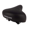 Captain Stag Y-7363 Bicycle Saddle, Soft Saddle, Black, Width 8.9