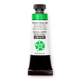 Daniel Smith Pintura Gouache Extra Fino Permanent Green Light S-1 15 ml