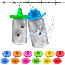 GoSports Outdoors Blast Hat Shooting Target Hangers 12 Pack - Turn 12oz Cans Into Hanging Shooting Targets