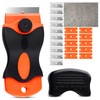 RZMZBY RZMZBY Ceramic Hob Scraper with 20 Blades, Premium Ceramic