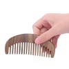 Handmade Sandal Wood Comb Natural Green Sandalwood Comb No Static