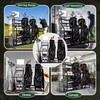 North South Store Golf Bag Storage Garage Organizer