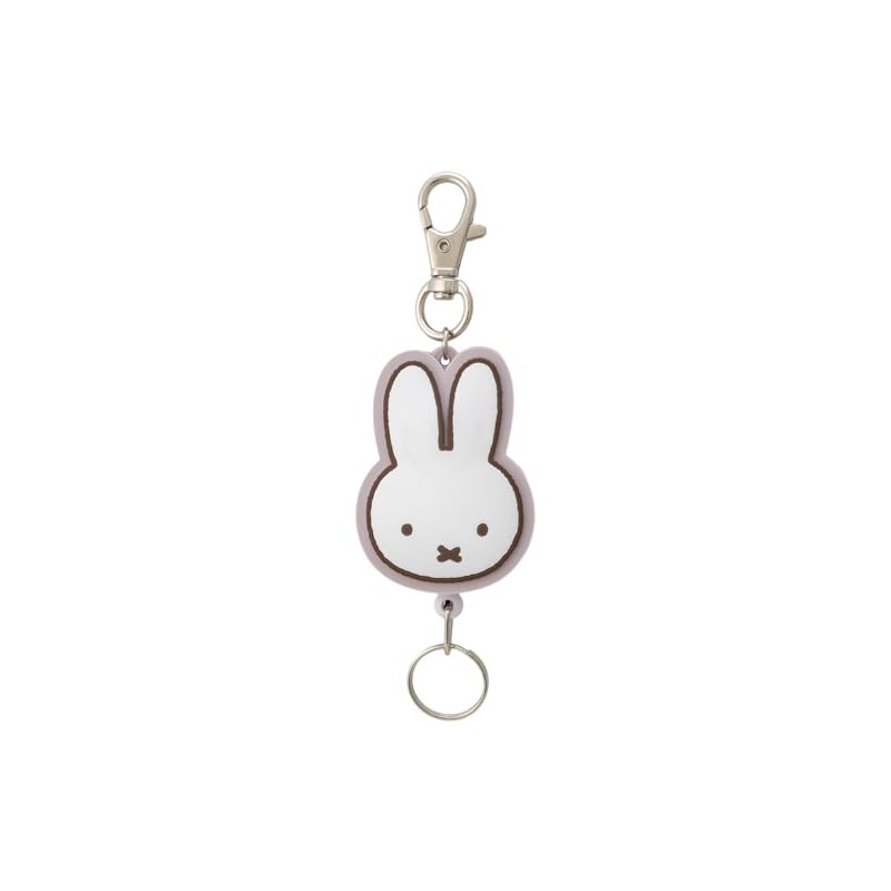 Tsujicel Keychain Rubber Character Miffy Pink Girls One Size, Pink