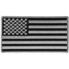 US Flag Patch Black and Gray 4 Inch - 4x2.2
