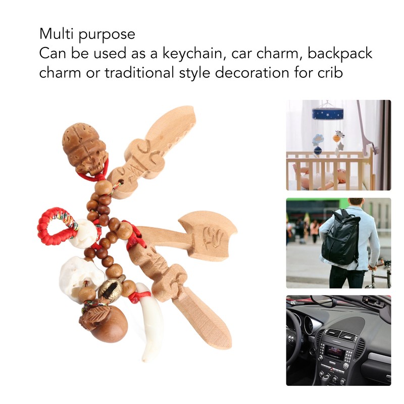 Peach Wood Sword Amulet Warding Off Evil Spirits Fashion Good