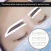 24 Pcs Eyebrow Stencils,Eyebrow Stencils for Shaping,Eyebrow Tape,Stickers Disposable,Airbrush Eyebrow