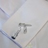 Salutto Men's Cufflink and Tie Clip Tie Bar Set Fashion