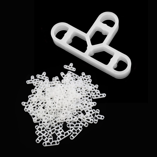 100 Pcs Paving Slab Spacers - 10mm Tile Spacers, T-Shape