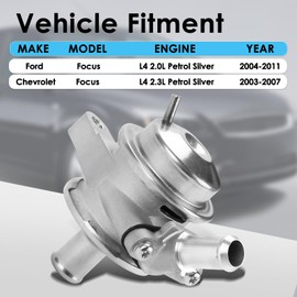 911-155 Secondary Air Injection Check Valve, Air Pump Check Control Valve, Compatible with Ford Focus 2003 2004 2005 2006 2007 2008 2009 2010 2011, 2.0L 2.3L L4 Petrol, Replaces OE 3S4Z9F491AC