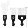 3Pcs Afro Combs, Professional Metal African American Hair Comb for