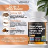 Vitamax Lions Mane Mushroom 3000mg Turkey Tail 2000mg - 60