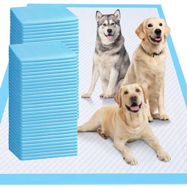Gimars XXXXL 36"x36" Thicken Heavy Absorbency Dog Pad Extra Large- Jumbo Disposable Polymer Quick Dry No Leaking Pee Pads for Dogs, Cats, Rabbits Pets 30 Counts