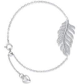 Miaofu Bracelet for women, infinity bracelet for women, women's tennis deluxe bracelet, rhodium-plated 925 sterling silver zirconia tennis bracelet, sparkling tennis bracelet for men and women,