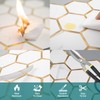 Soulscrafts Hexagon Peel and Stick Backsplash Tile for Kitchen Bathroom