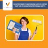 Vermeer Paint Roller Kit - 10-Piece All-in-One Plastic Tray with