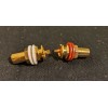 CMC 4pcs High End RCA Socket Jack Solid Brass Gold