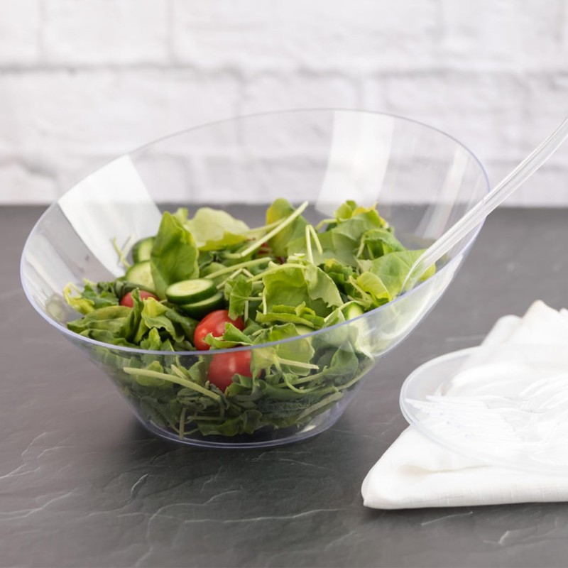 Blue Sky Angled Serving Bowl (1 Pc.) Medium - Elegant