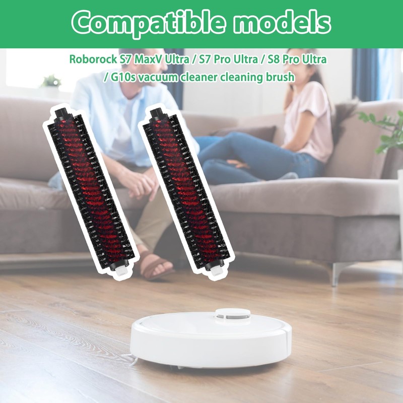 2 x Original Cleaning Brush for Roborock S7 MaxV Ultra