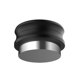 Normcore 53.3 mm Push Tamper, Coffee Powder Distributor, Base Flat 53.3 mm Tamper, Stainless Steel Espresso Tamper with Aluminium Mat