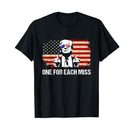 Trump One For Each Miss Trump Shirt Vote Trump 2024 America T-Shirt