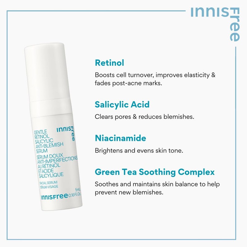 INNISFREE Blemish Relief Bestsellers, 30% savings, Korean Skincare Set with