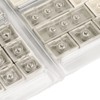 Keyboard Keycaps Retro Grey White 122 Keys PBT Theme Keycap