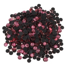 Perlin Hot Fix 4 mm Glass Flat Back Rhinestones SS16 2880 Pieces Hotfix Stones Round Crystal Gemstones 3.4 ~ 4 mm, Glass