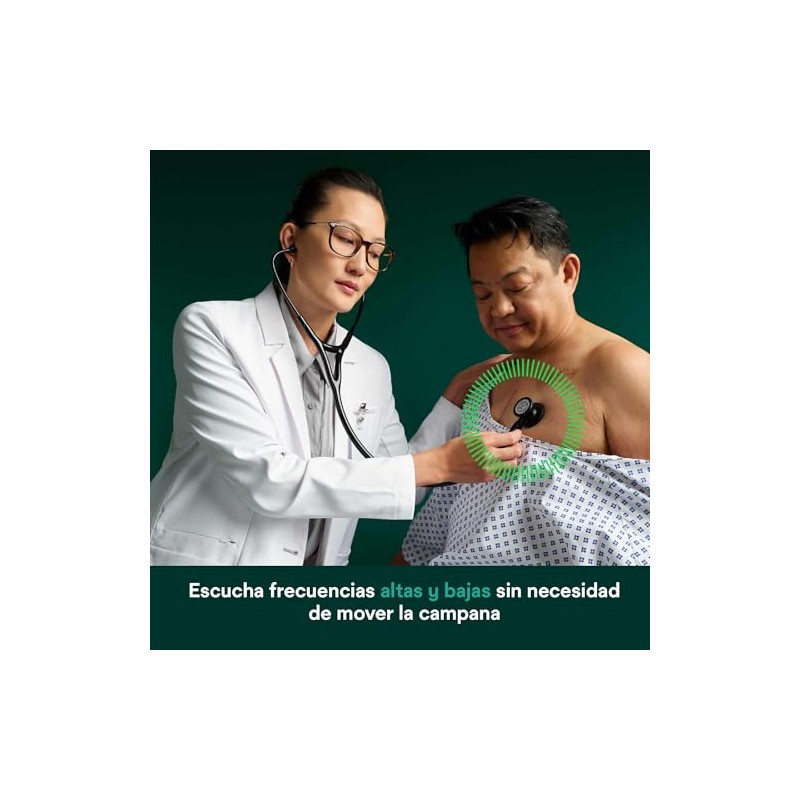 3M Littmann Estetoscopio Classic III, Manguera Color Frambuesa, Acabado Arcoiris,