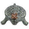 Turtle Butterfly Garden Statue Resin Fade Proof Weather Resistant Curious