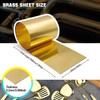 YIEMI Brass Sheet Roll, Gold Foil Sheets 1000mm x 200mm