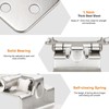 Probrico 20 Pack 10 Pair 3/8" Inset Cabinet Door Hinges