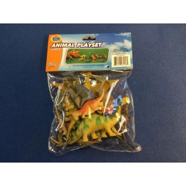 Sun Toy wild animals:   available in wild animals or dinosaurs  12 pcs, You choose! - Dinosaurs  12 pcs