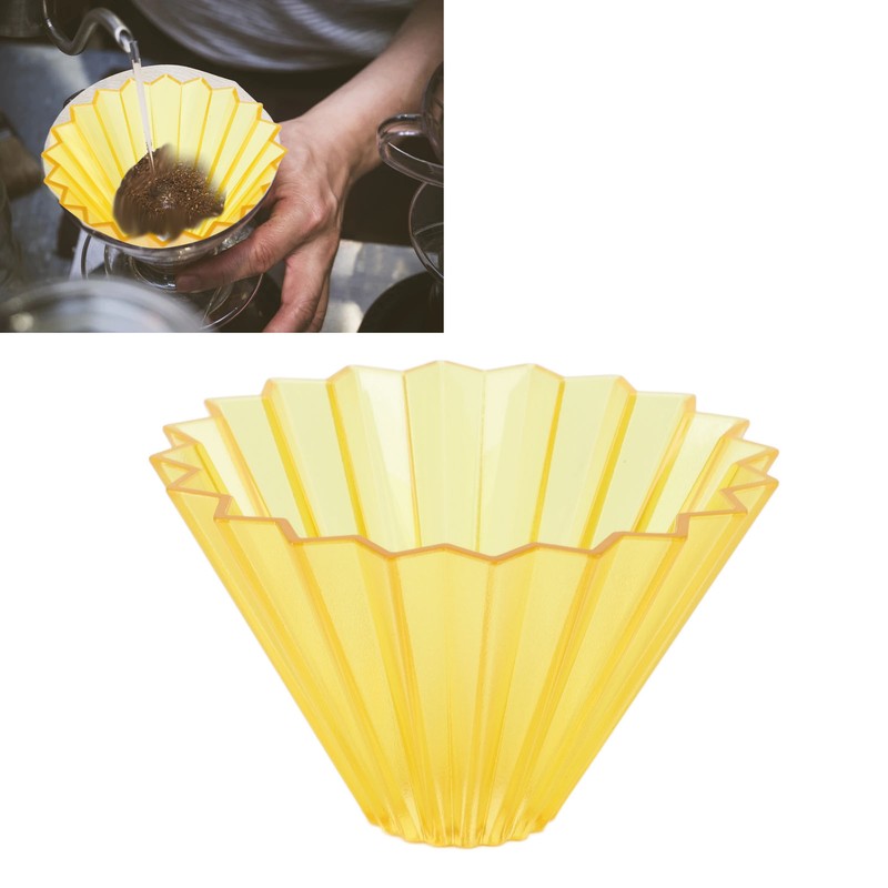 Coffee Filter Cup Resin Conical Reusable Hand Brewed Coffee Dripper