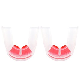 WANGCL Double-Sided Mouthguard Adults Teeth Mouth Guard Protective Gear Fight Sports Thai Taekwondo with Clear Plastic Case