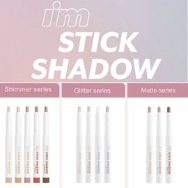 I'M MEME Shadow Stick Matte/Shimmer/Giltter 0.9g, Color:Matte 03 Teddy Apricot
