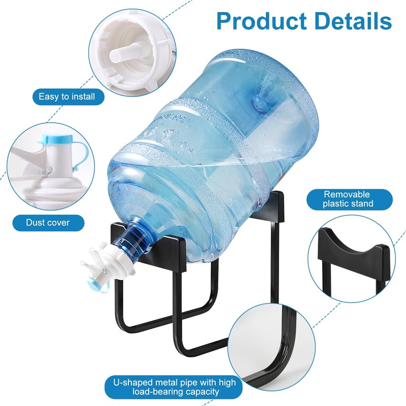 KMQRDZi 1 x Water Bottle Rack, 3-5 Gallon Water Jug