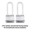 Master Lock M1XTLJ Magnum Heavy Duty Padlock with Key, 2