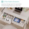 Lufeiya Small White Kids Desk with Drawers for Bedroom, 32
